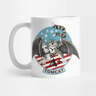 Grumman F-14 Tomcat A+ (plus) - Grunge Style Mug
